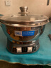 扬子电蒸锅炖蒸煮一体电锅多功能电热锅电煮锅电炒锅电火锅家用大容量自动断电无涂层煮饭炒菜2025新款 3L 单蒸笼 24cm【1-2人】+多用途不锈钢 官方正品|特厚加深|大功率|0涂层 实拍图