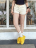 环球小众不撞款柠檬黄小白鞋子女2025春季新款百搭厚底休闲鞋板鞋 实拍图