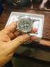 马克华菲（MARK FAIRWHALE）国潮手表男士多功能全自动夜光运动防水男表大表盘机械风格男腕表 银壳黑面钢带 实拍图