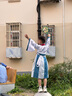 爱宝适儿童汉服六一男女童国学服夏古装中国风学生儿童节演出服三字经 如意拼接-广袖款 120 实拍图