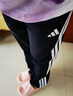 adidas速干情侣款休闲舒适束脚运动裤男女秋季阿迪达斯官方   传奇墨水蓝/白色   L 实拍图