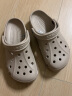 crocs卡骆驰洞洞鞋贝雅男鞋女鞋轻便耐磨一脚蹬拖鞋休闲鞋|10126 卵石色-2V3 37 /38(230mm) 实拍图