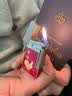 艾斯贝尔男士高档朗声充气打火机十二生肖送男朋友本命年鸡年新年生日礼物 凤舞金鸡·皇室金 套装 1支 实拍图