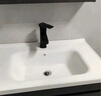 恋派浴室柜 陶瓷一体盆卫生间洗脸盆柜组合悬挂式洗漱台智能洗手盆柜 普通镜柜】珠光灰+陶瓷盆 80cm 实拍图