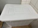 塑料水箱方桶加厚储水大号长方形养鱼牛筋泡瓷砖服装厂周转箱 进口料加厚300型（白/红/蓝/备注默认发白色） 实拍图