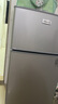 日普（RIPU）小冰箱迷你小型双门家用一级能效宿舍出租房办公室节能省电冷藏冷冻电冰箱 【一级能效】76升银色【3天不到1度电】 实拍图