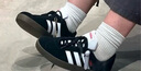 adidas T头鞋 VL COURT复古板鞋德训鞋男女阿迪达斯轻运动   黑色/白色(推荐女生选小半码)   40 实拍图