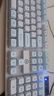 银雕(YINDIAO) K500键盘彩包升级版 机械手感 游戏背光电竞办公 USB外接 全尺寸 白蓝双拼混光有线键盘 实拍图