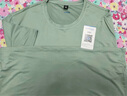 真维斯（Jeanswest）冰丝短袖t恤男士夏季新款清凉透气运动上衣男宽松吸汗健身跑步衣 水绿 纯色 XL 【推荐体重130-140斤】 实拍图