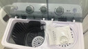 扬子半自动洗衣机大容量家用子母一体机双缸双桶洗衣机脱水全自动洗脱一体小型甩干机 16公斤【洗10KG+脱6KG】强劲动力 实拍图