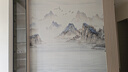 晋妃现代简约电视背景墙装饰岩板客厅整体影视墙带电视柜轻奢新款定制 整体悬空背景墙每平方米 整体 整体 实拍图