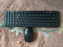 罗技（Logitech）MK220 键鼠套装 无线键鼠套装 办公键鼠套装  多媒体键鼠套装 带无线2.4G接收器 黑色 实拍图