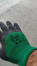 新吉星发泡王劳保手套批发浸胶耐磨防滑透气乳胶工作干活劳动工地 新吉星发泡王绿黑色【12双】 L 实拍图