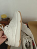 特步板鞋男新款运动休闲空军一号板鞋耐磨百搭情侣板鞋时尚鞋子厚底 帆白-0042 女款 38 实拍图