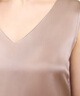 丝界真丝睡裙女100%桑蚕丝绸夏季凉感背心睡衣极简可外穿V领家居服 晒单实拍图
