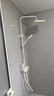 惠达（HUIDA）淋浴花洒全套花洒套装卫浴花洒增压浴室精铜淋浴器家用HE662奶白 实拍图