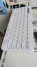 罗技（Logitech）时尚系列K380蓝牙键盘 无线键盘Mac笔记本平板IPAD电脑静音键盘安卓手机多设备超薄家用巧克力按键 芍药白 实拍图