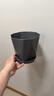 寿禾 花盆树脂加厚阳台桌面盆栽花卉绿植种植盆 木里盆中号-深灰 实拍图