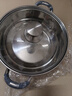 美厨（maxcook）316不锈钢火锅28cm 汤锅火锅复底带盖 燃气电磁炉通用 MCT1969 实拍图