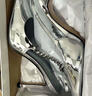 CHARLES&KEITH质感链条尖头高跟凉鞋子女鞋生日礼物女送女友CK1-60280377 Silver银色 37 (235) 实拍图