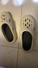 洁丽雅踩屎感洞洞鞋男士夏季户外开车凉鞋厚底防滑防臭沙滩包头拖鞋外穿 沙色 42-43 【标准码】 实拍图
