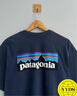 巴塔哥尼亚（Patagonia）男女情侣通勤短袖夏季P-6 Logo混纺棉休闲潮流户外透气T恤 38504 BLK黑色 XL 实拍图