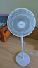 美的电风扇落地扇 家用台式立式两用电扇 纯铜电机 7叶仿生扇叶 3档风力调节 顶部旋钮简易操控 白色 实拍图