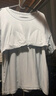 棉十三女士睡衣夏季薄款【莫代尔带胸垫】圆领短袖七分裤宽松家居服套装 实拍图