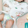 宝宝投降式防惊跳睡袋春秋夏薄款新生婴儿专用襁褓防踢被四季通用 （开档款）10A抗菌单层+萌兔 L【建议70-75cm 15-22斤】 实拍图
