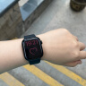 Apple/苹果 Watch Series 10 智能手表GPS款42毫米亮黑色铝金属表壳黑色运动型表带S/M MX1M3CH/B 实拍图