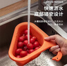 迪普尔天鹅沥水篮水槽过滤网免打孔悬挂置物架家用清洗水果蔬菜挂篮 实拍图