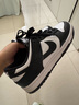 耐克男子轻便皮面运动鞋春季平底胶底板鞋NIKE DUNK LOW DD1391 100白色/黑/白色 41 实拍图