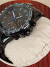 梭伦（SOLLEN）十大品牌名表手表男士全自动多功能机械表防水国表送男友生日礼物 黑面蓝钉608【加强升级版】 终身质保 实拍图