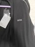 BOSS博斯男细节装饰弹力棉质运动风拉链夹克 001-黑色 M 实拍图