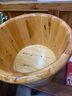 川柏香实木泡脚桶木桶洗脚盆木桶家用足浴桶泡脚木质香柏木碳化木制脚盆 26cm 【加厚足底按摩】 实拍图