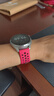 华为原装氟橡胶手表表带WATCH GT6 GT5Pro/WATCH4 GT4Pro/WATCH3 GT3 2Pro/Runner/Buds男女款腕带 活力运动氟橡胶-22mm接口-男款-活力红 实拍图