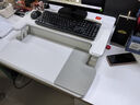 Brateck北弧 升降台 升降电脑桌 升降桌小型 站立办公升降台 显示器增高架 电脑支架小仙桌 石英白 实拍图