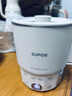 苏泊尔（SUPOR）便携式烧水壶电水壶折叠304不锈钢烧水杯0.7L 旅行出差保温养生冲奶电热水壶泡面壶SW-07J03B 实拍图