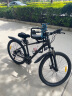 喜德盛（xds）[吴磊推荐]山地自行车黑客380避震前叉21速变速X6铝合金车架 黑/灰色 15.5寸（建议身高150-165cm） 实拍图