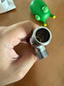 潜水艇（Submarine）球阀角阀 球形铜阀芯全开大流量三角阀 燃气地暖热水器壁挂炉阀京 【蓝标】4分出水球阀(银色) 实拍图