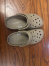 卡骆驰crocs洞洞鞋贝雅男鞋女鞋轻便耐磨一脚蹬拖鞋休闲鞋|10126 卡其色-260 37 /38(230mm) 实拍图