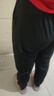 浪莎冰丝运动裤女夏季薄款宽松休闲裤哈伦束脚裤黑色显瘦速干女士裤子 实拍图