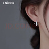 Lnieer999足银拉丝水滴耳环女小众设计高级感独特耳钉耳钩2025新款耳饰 拉丝水滴耳环【999银】 实拍图
