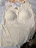 红豆（Hodo）背心女夏季冰丝无痕带胸垫打底内衣女运动透气背心 浅雅粉165 实拍图
