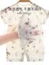 翘脚鸭婴儿衣服新生儿夏季薄款短袖连体衣纯棉满月宝宝爬爬服夏天睡衣 实拍图