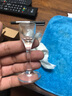 萌睿（MengRui） 小酒杯一钱玻璃一口杯品酒杯饭店酒庄用杯子水晶玻璃分酒器套装 B439-1白酒杯6只8ml 实拍图