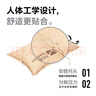 牧高笛（MOBIGARDEN）自动充气枕头 旅行枕 便携舒适午睡露营睡枕 NXL1534002 暖沙色  实拍图