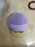 斐珞尔（FOREO）露娜洁面仪LUNA mini3净透洁面仪平衡油脂洗脸仪电动清洁毛孔洗脸神器 紫色 实拍图