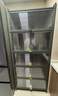 帅仕（shuaishi）厨房用具置物架落地多层餐边柜收纳碗柜家用橱柜微波炉烤箱储物柜 【加高加厚】灰6层80长42深丨双线孔可通电丨一体侧板 实拍图