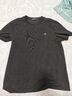 gxg.jeans男装  多色字母绣花基础凉感休闲圆领短袖T恤男 25年夏新品 黑色 2XL (185) 实拍图